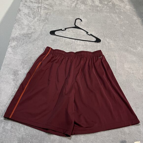 Virginia Tech Hokies Short Mens XXL 2XL Red Nike Dri-Fit Athletic Basketball - Picture 8 of 11